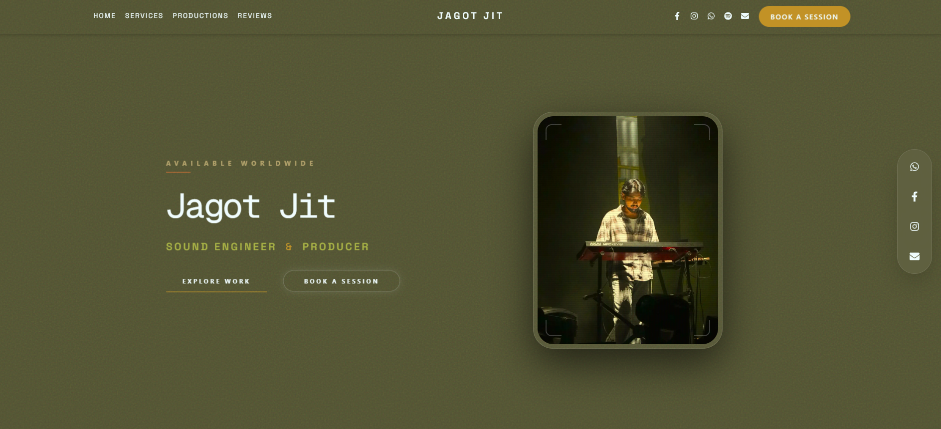 Jagot Jit Productions - Sound Engineer Portfolio